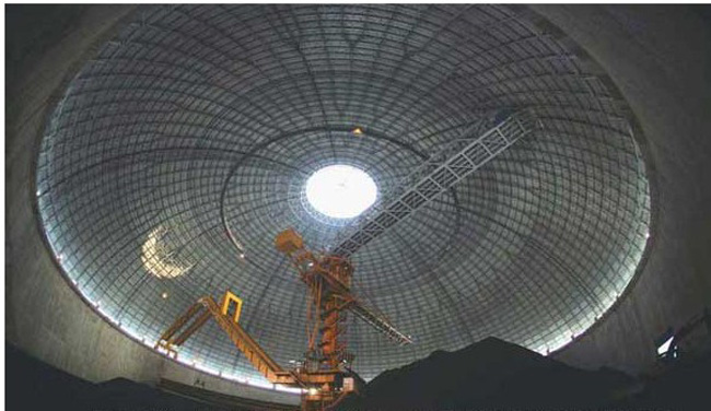 宝鸡发电厂干煤棚网架